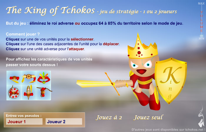 Jeu King of tchokos